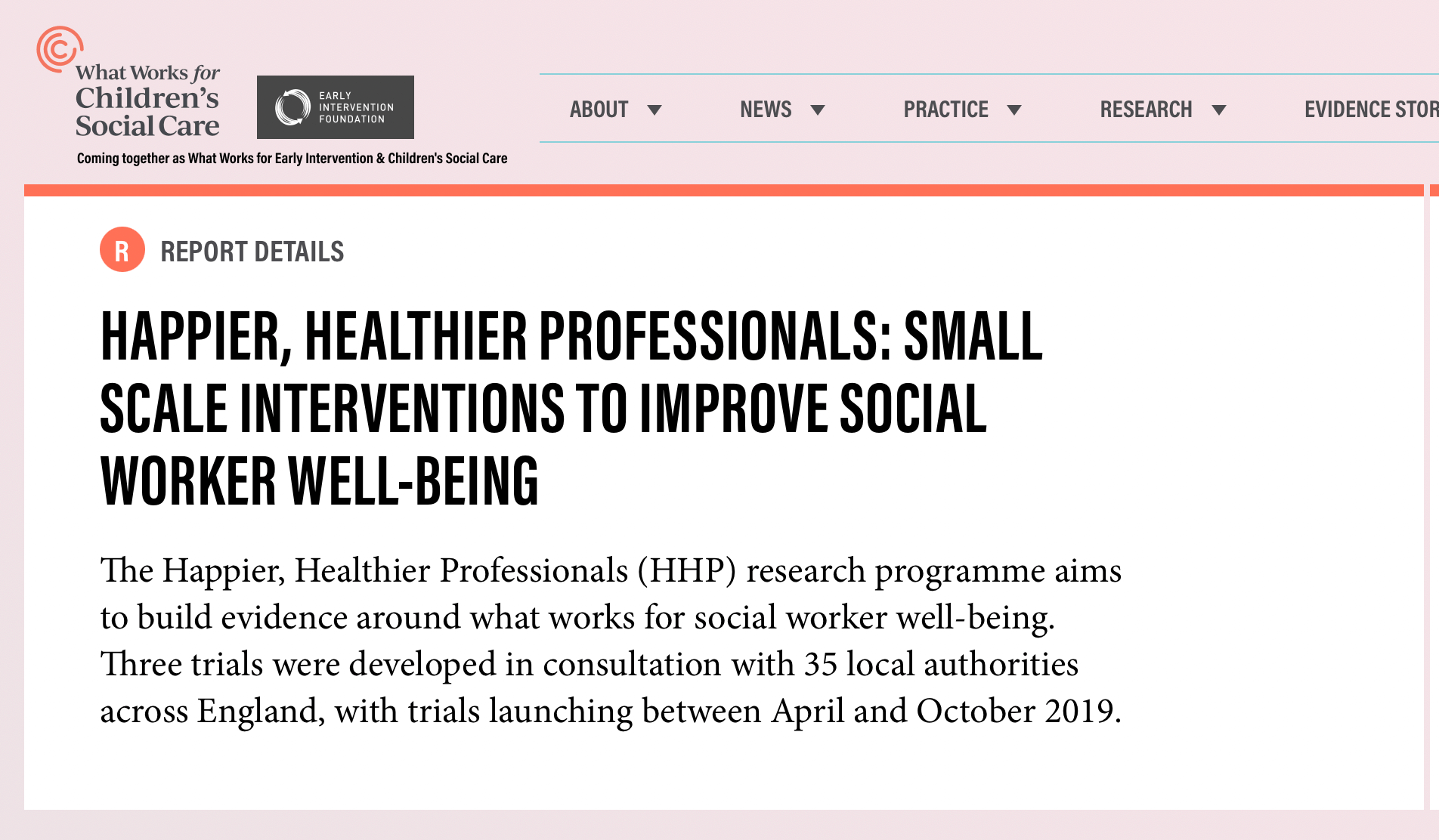 happier healthier professionals