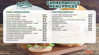 Farmer Boys Menu Prices + Coupons (2024)