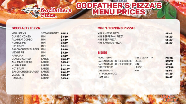 Godfather's Pizza Menu Prices + New Coupons (2024)