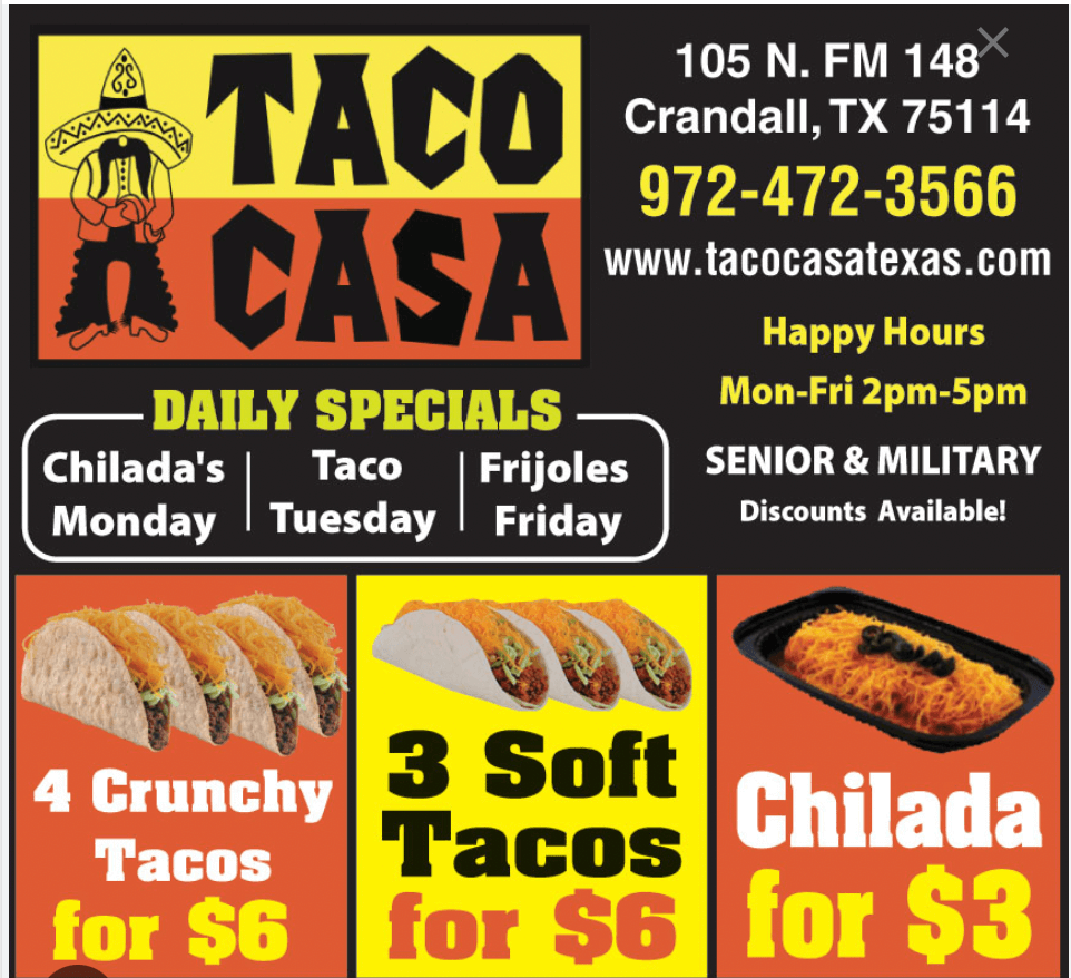 Taco Casa deals