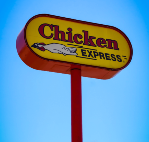 Chicken Express sign 