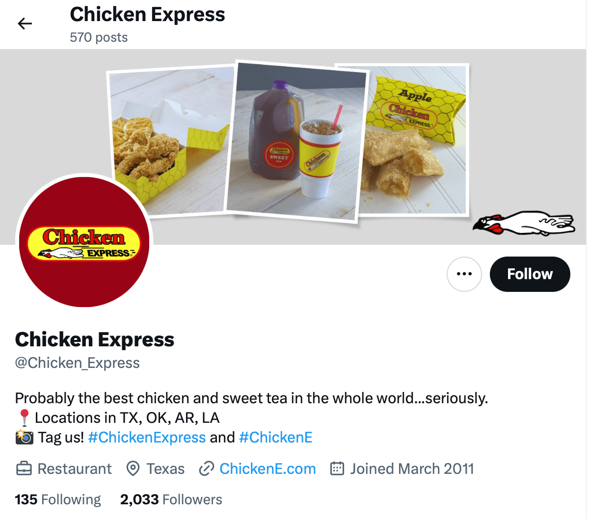 Chicken Express on Social Media