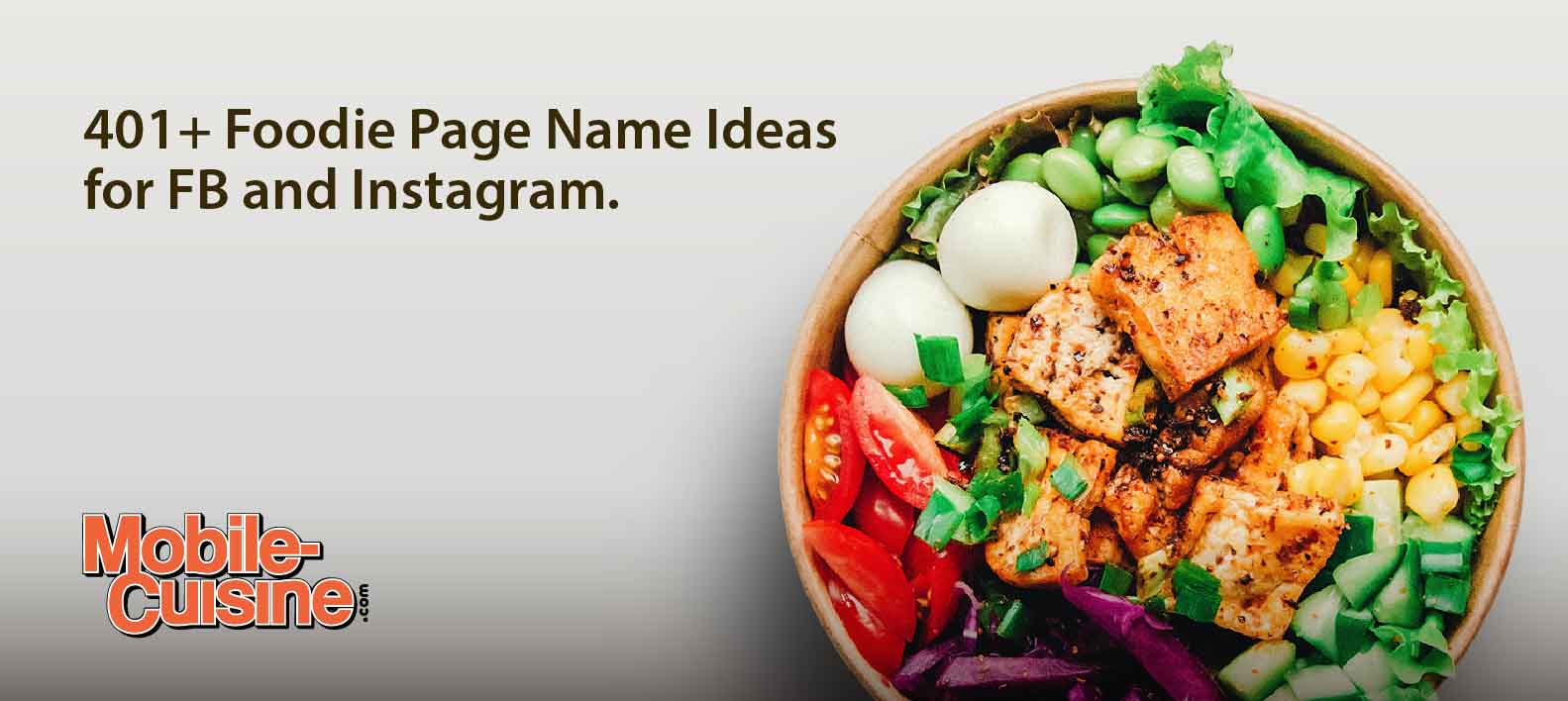 travel and food usernames for instagram